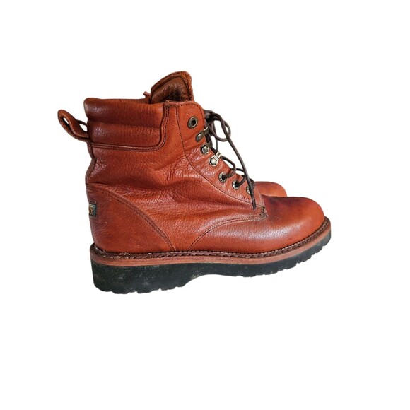 Lucchese Sport Lace Up Boots Mens Size 9.5 D Brown Leather Casual Work Outdoors - Picture 2 of 8